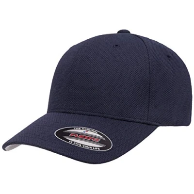 Imagen de Flexfit Malla de piqué Fresca y Seca Gorro/Sombrero, Azul Marino, Taille Unique para Hombre