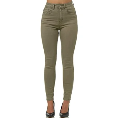 Imagen de Elara Highwaist Vaqueros pitillo, Mujer, Talla: 42, Grün