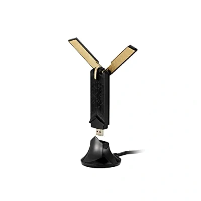 Imagen de Router WiFi ASUS USB AX56, 1.75 GBit/s, USB, Doble banda, 6, MIMO, Negro