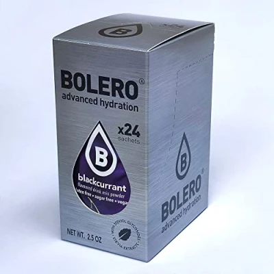 Imagen de Bolero Drink 24 bolsitas 3 gr Sticks Frutas Preparado Polvo Soluble Para Bebida Fresca en Agua Producto, 72 gramos endulzado con stevia (Blackcurrant)