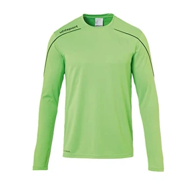 Imagen de uhlsport Stream 22 Trikot Langarm Sudadera De Entrenamiento, Hombre, Verde Fluor/Negro, XXXL
