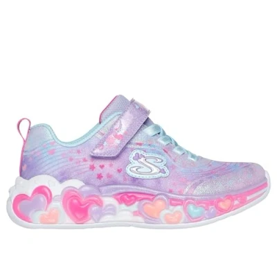 Imagen de SKECHERS Tenis Eternal Heart Lights para niña, Lavanda/Multi, 33 EU