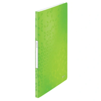 Imagen de Leitz Carpeta de Fundas A4, 20 Fundas, Capacidad para 40 Hojas, transparentes, Verde, Gama WOW, 46310154