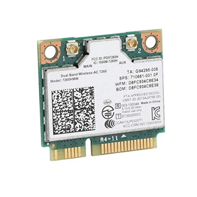 Imagen de Tarjeta inalámbrica Universal, 7260HMW 7260AC de Red Bluetooth 2 en 1, Velocidad 2.4G + 5G, Compatible con DELL, Sony y computadoras portátiles