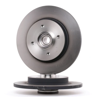 Imagen de TRW DF6128BS Disco de freno 268 12 4 108 macizo con anillo sensor ABS, cojinete rueda CITROËN: Berlingo II, C4 I Grand Picasso, Picasso 1