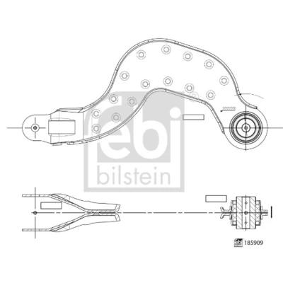 Imagen de Manillar, suspensión de las ruedas FEBI BILSTEIN 185909