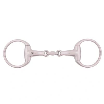 Imagen de BR Double Jointed Eggbutt Snaffle 18 mm