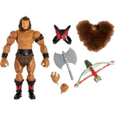 Imagen de Masters del Universo MOTU Grizzlor Figura de acción con accesorios, juguete +6 años (Mattel HLB48)