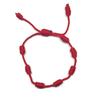 Imagen de MYSTIC JEWELS By Dalia Pulsera Kabbalah hilo rojo unisex ajustable protección de mal ojo, buena suerte, good luck (1 pieza)