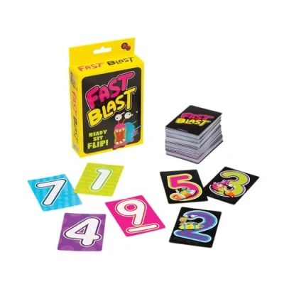 Imagen de PlayMonster Fast Blast Juego Familiar de apilamiento Cartas Ritmo rápido