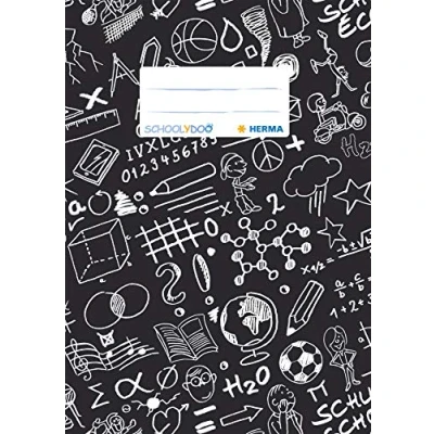 Imagen de &#039;Herma &quot;schooly Ghundoo Cuaderno Plástico DIN A5, estampado, 1 pieza, color Negro