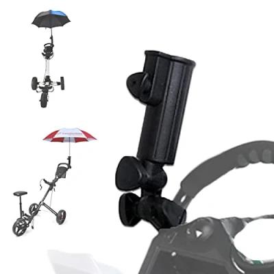 Imagen de Soporte de paraguas para carrito golf, accesorio montaje ajustable golf