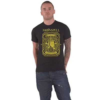 Imagen de Moonspell Camiseta I Am Everything Band Logo Oficial Hombres Negro, Large