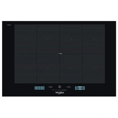 Imagen de Whirlpool SMP 778 C/NE/IXL hobs Negro Integrado Con placa (Negro, Integrado, de inducción, iXelium, Sin marco, 7400 W)