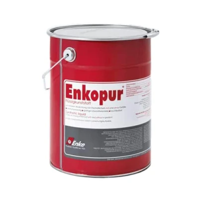 Imagen de Enkopur 11619SG Enke Resina líquida 4 kg Gris Plata Protección permanente contra la humedad en los tejados Superficies del techo, balcones, terrazas, conexiones y penetraciones