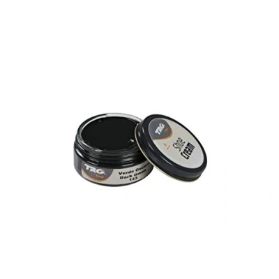 Imagen de TRG The One 409 Crema para calzado y complementos de piel sintética 50 ml, Verde (Dark Green 133)