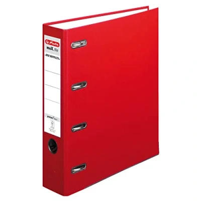 Imagen de Herlitz MaxFile Protect Archivador con anillas A4, rojo