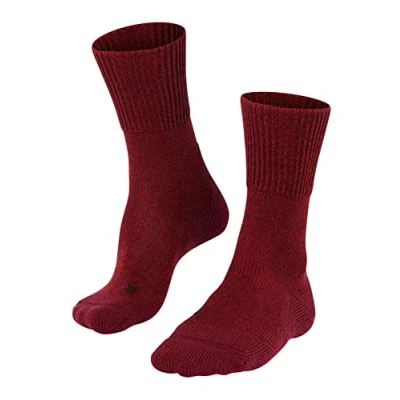 Imagen de FALKE TK1 Adventure Wool W SO lana hilo funcional anti ampollas gruesa 1 par, Calcetines para senderismo Mujer, Rojo (Scarlet 8280), 39 40