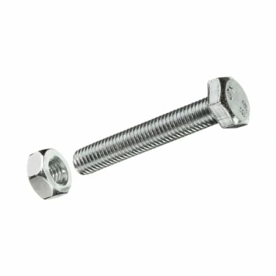 Imagen de Caja l 25 uds. tornillo metrica cab hex +tuerca cinc 2m 6x30mm fadix