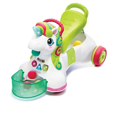 Imagen de INFANTINO Interactive Unicorn Carrier/Walker with 5 Balls 3 Sounds and Light Modes Multicoloured