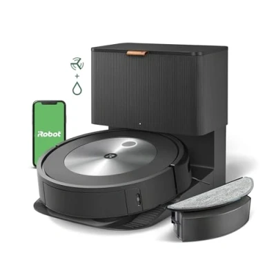 Imagen de Robot friegasuelos iRobot Roomba Combo j5+, 750 w, 360 ml, 72 min Autonomía, Grafito