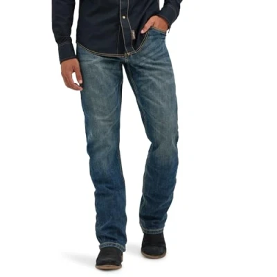 Imagen de Wrangler Men&#039;s Retro Slim Fit Boot Cut Jeans, Layton, 36x30