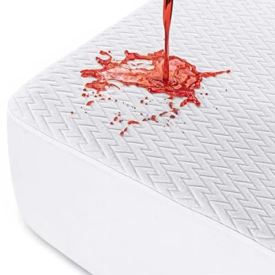 Imagen de Utopia Bedding Protector de Colchón 90 x 200 30 cm Impermeable, Premium Viscosa Bambú Cubre Colchón, Elástico En Todo, Funda Transpirable