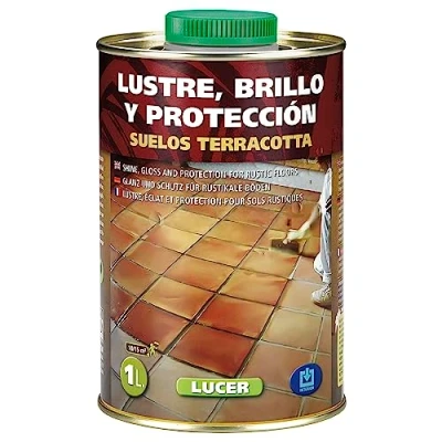 Imagen de MONESTIR LUCER LUSTRE Y PROTECCION para suelos Terracotta o barro ACABADO BRILLO 1L