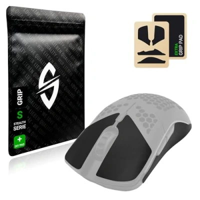 Imagen de SensoryBoost Grip Tape para Glorious Model O Gaming Mouse (+ Pad) Antideslizantes, absorbentes del Sudor, ultrafinas (0,5 mm) y sin residuos Accesorios Ratones de Juego