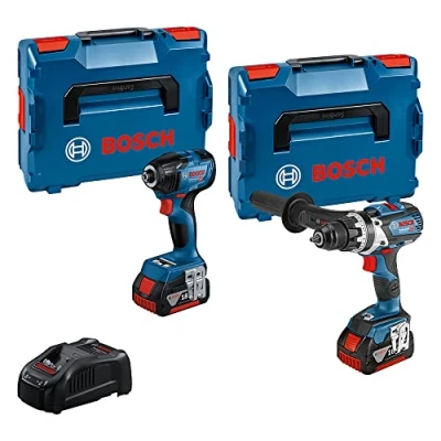 Imagen de Bosch Professional 18V System GDR 210 C + GSR 110 Set atornillador de impacto a batería (2 baterías x 5.0 Ah, en L BOXX)
