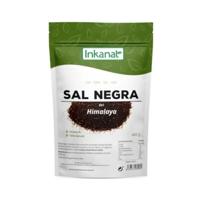 Imagen de Inkanatura Sal Negra Del Himalaya 400 Gr Envase De Gramos ml