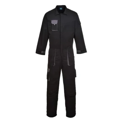 Imagen de Portwest Buzo Bicolor Texo Contrast, Tamaño: L, Color: Negro, TX15BKRL
