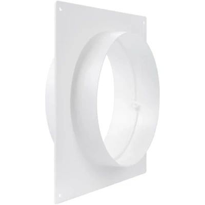 Imagen de 15 cm brida de conector conducto 6 pulgadas, recta plástico para sistema ventilación calefacción y refrigeración (150 mm)