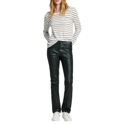 Imagen de Pepe Jeans Slim MW Pl204589, Azul (Denim xm5), 25W / 32L para Mujer