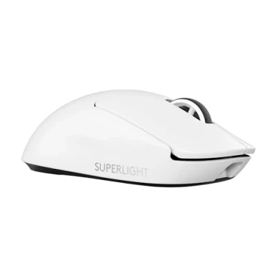 Imagen de Ratón gaming Logitech G Pro X Superlight 2, Lightspeed, Inalámbrico USB, 32.0000ppp, PC Mac, Botones personalizables, Interruptores híbridos, Blanco