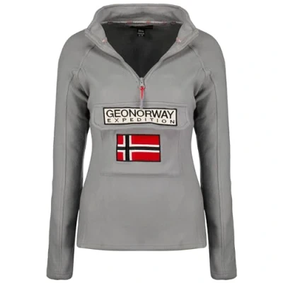 Imagen de Geographical Norway Tymclass Lady Hz Chaqueta Forro Polar Mujer Cremallera Otoño Invierno Primavera Ciente Suéter Mujeres De Manga Larga Piel Suave Aire Libre (GRIS CLARO L)