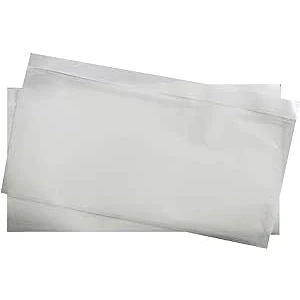 Imagen de Netuno 100 largos sobres portadocumentos DIN DL 239x131mm bolsas transparentes de envío autoadhesivos para albaranes entrega carteras cerradas sobre plástico transporte factura embalaje etiquetas
