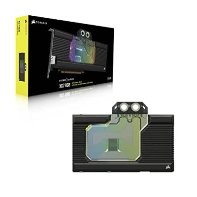 Imagen de Corsair Hydro X Series XG7 RGB 3090 Ti Founders Edition Bloque de Refrigeración Líquida para GPU NVIDIA GeForce RTX FE (Diseño con Placa Refrigerante Cobre Niquelada) Negro