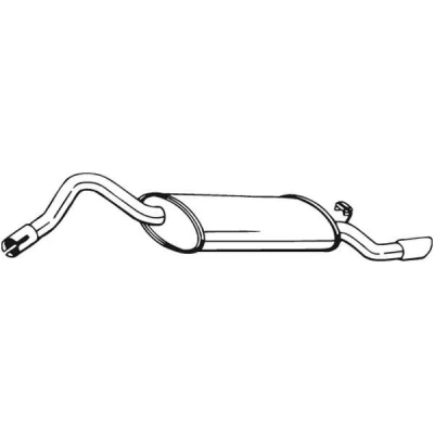Imagen de BOSAL 220 653 Silenciador trasero SKODA: FELICIA 2