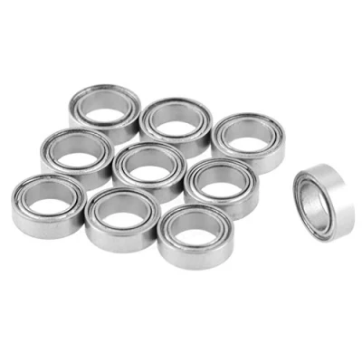 Imagen de Juego de Rodamientos cojinetes bolas, 5x8x2.5 mm, 10 piezas MR85ZZ 440C bolas acero inoxidable