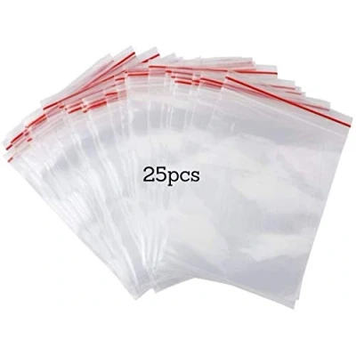 Imagen de Pakico 25 Bolsas 30 x 40 cm Con Cierre Zip De Plastico Transparente Celofan Autocierre Pequeñas Diferentes Tamaños