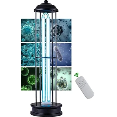 Imagen de brumicold Lampara Uv, + OZONO con MD 36W y programable 15/30/60 minutos, elimina virus, bacterias, hongos.