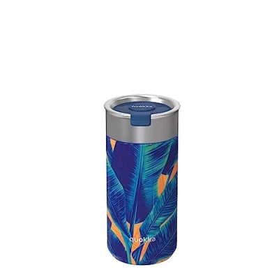 Imagen de Quokka VASO CAFE TERMICO ACERO INOXIDABLE BOOST BLUE JUNGLE 400 ML
