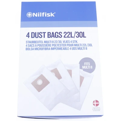 Imagen de Nilfisk Stofzak multi ii 22/30 ltr( range 2017) 4 stuks 107417195