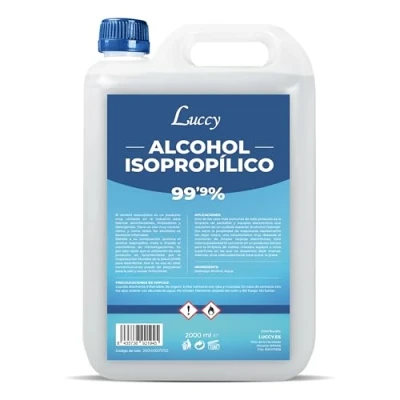 Imagen de Alcohol Isopropílico 99,9% Puro 2 Litros Isopropanol Limpieza de Electrónica, Superficies, Impresión 3D