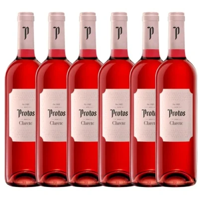 Imagen de Protos Clarete, vino rosado, D.O. Cigales x6 botellas 75cl