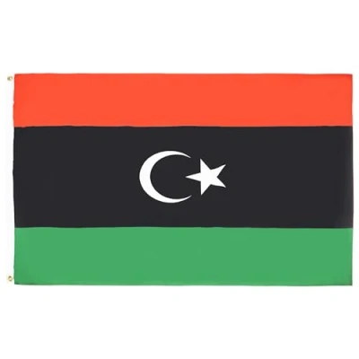 Imagen de AZ FLAG Bandera Libia 90x60 cm 100% Poliéster Con Ojales de Metal integrados 50g Colores Vivos Y Resistente A La Decoloración