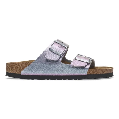Imagen de Birkenstock Arizona Saffiano Iridescent Sandalias planas, Mujer, Talla: 40, Viola Zapatos