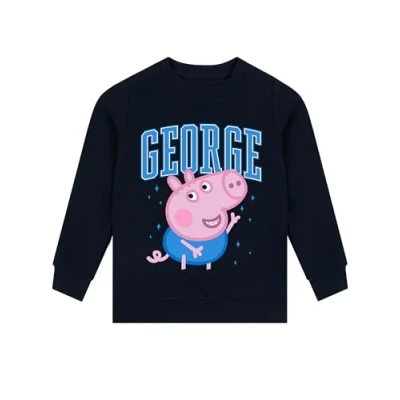 Imagen de Peppa Pig Sudadera Niño Algodón Jersey George Azul 3 4 años