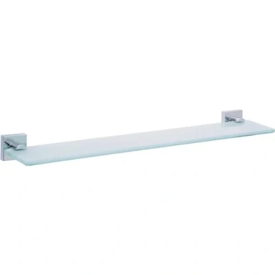 Imagen de tesa Ekkro Estante de cristal, metal cromado brillante, autoadhesivo, tecnología montaje adhesiva, 50 x 600 120 mm